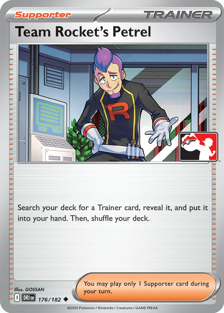 Team Rocket's Petrel 176/182 Destined Rivals (Play! Pokémon)