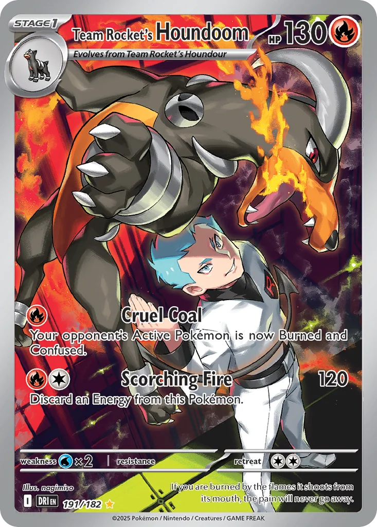 Team Rocket's Houndoom 191/182 Destined Rivals (Holo)