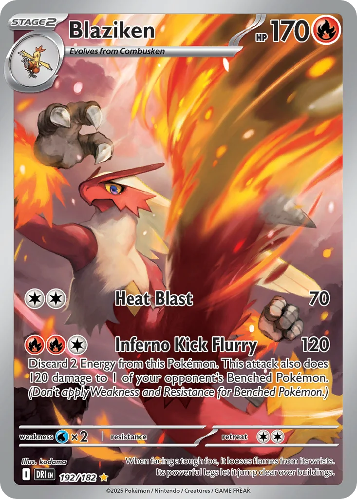 Blaziken 192/182 Destined Rivals (Holo)