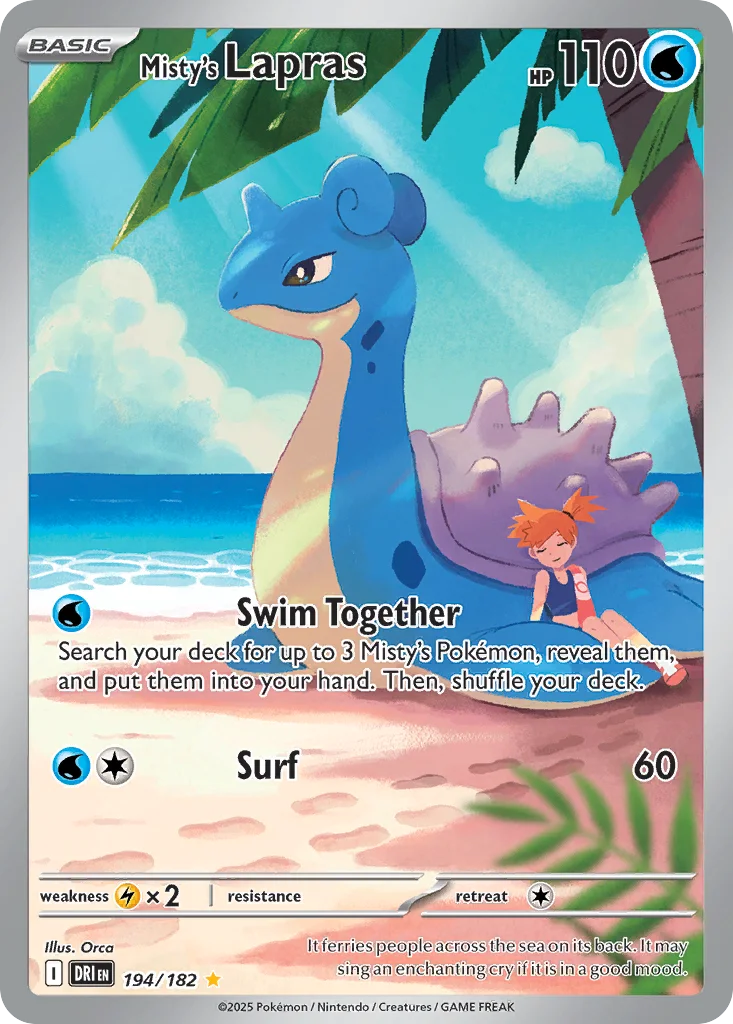 Misty's Lapras 194/182 Destined Rivals (Holo)