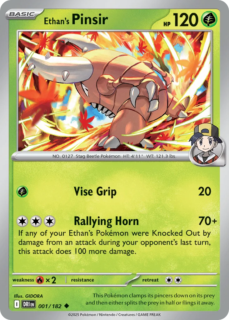 Ethan's Pinsir 001/182 SV10: Destined Rivals (Normal)