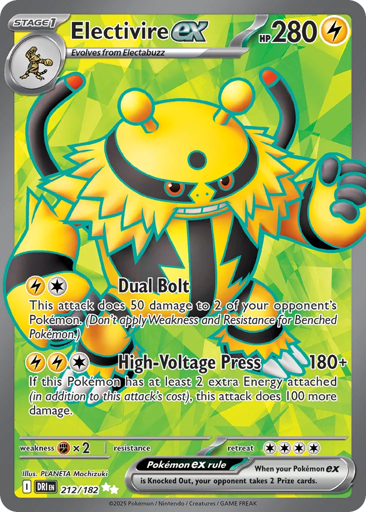 Electivire ex 212/182 Destined Rivals (Holo)