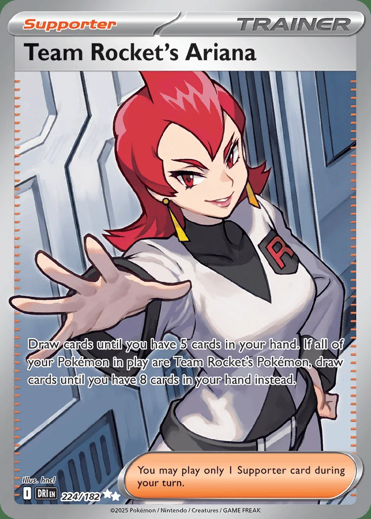 Team Rocket's Ariana 224/182 SV10: Destined Rivals (Holo)