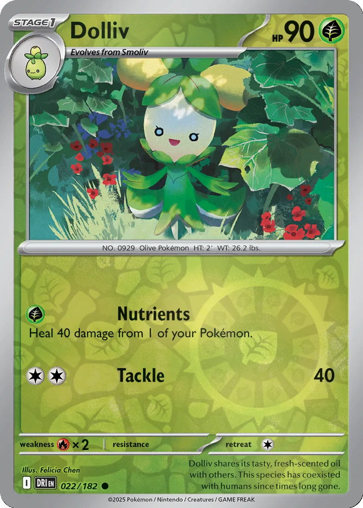 Dolliv 022/182 SV10: Destined Rivals (Reverse holo)