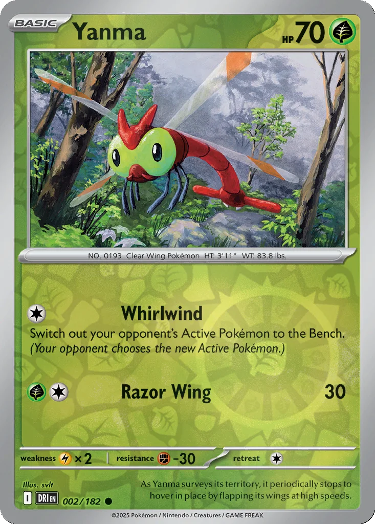 Yanma 002/182 SV10: Destined Rivals (Reverse holo)