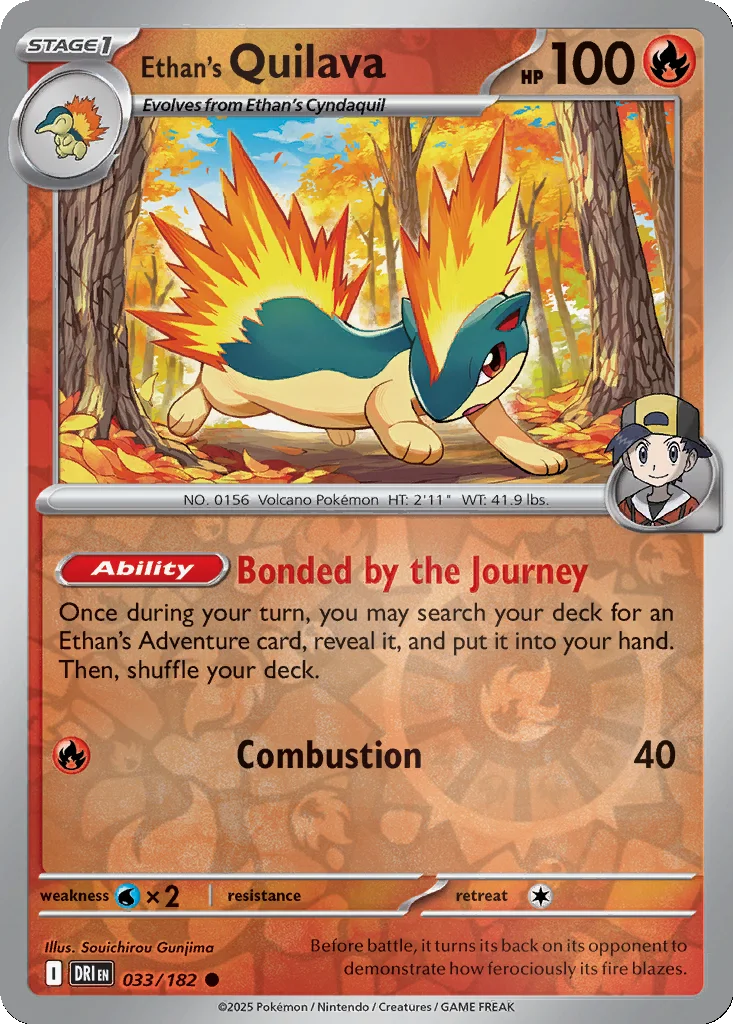 Ethan's Quilava 033/182 SV10: Destined Rivals (Reverse holo)