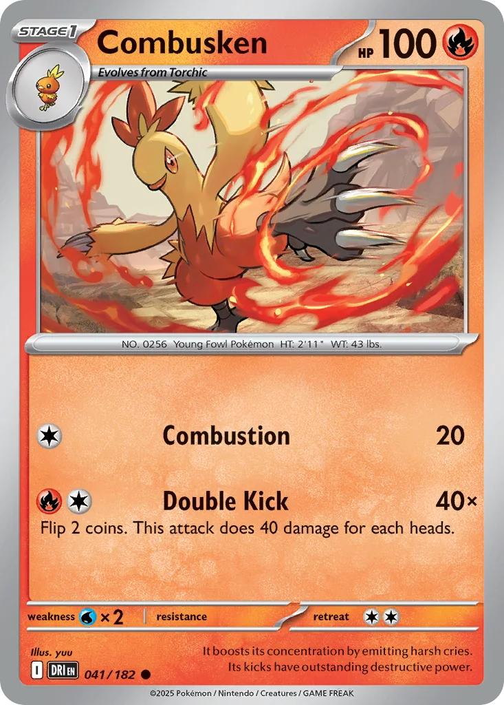 Combusken 041/182 SV10: Destined Rivals (Normal)