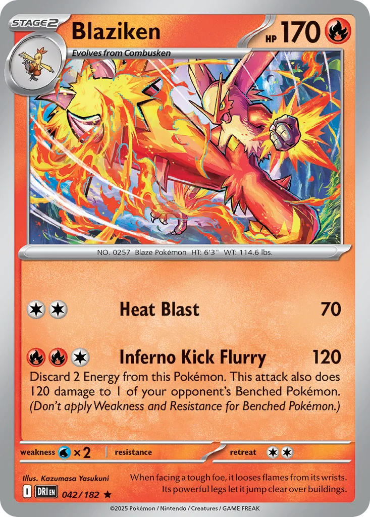 Blaziken 042/182 SV10: Destined Rivals (Holo)