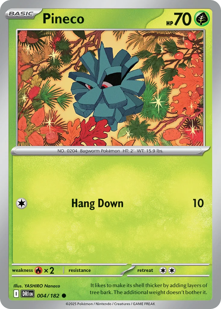 Pineco 004/182 SV10: Destined Rivals (Normal)