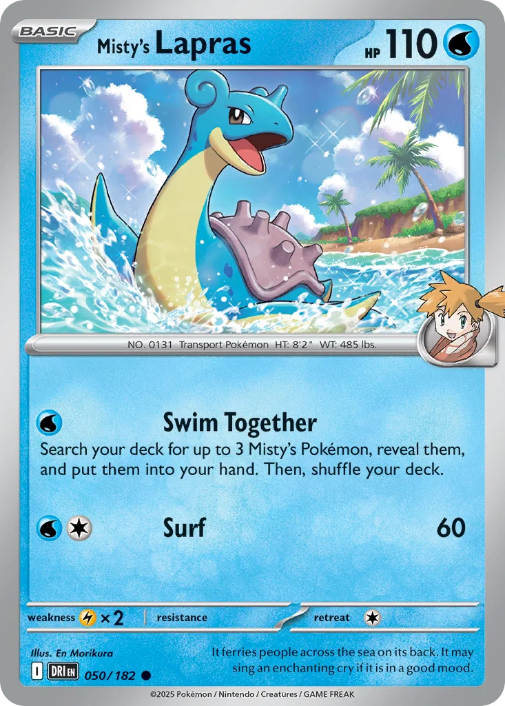 Misty's Lapras 050/182 SV10: Destined Rivals (Normal)