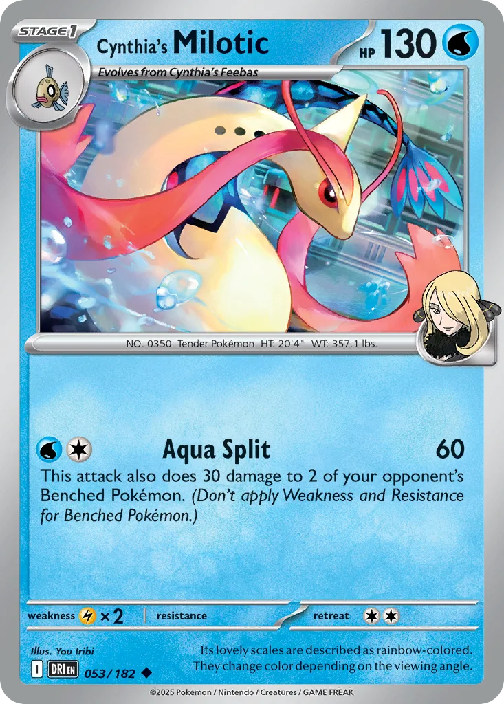 Cynthia's Milotic 053/182 SV10: Destined Rivals (Normal)