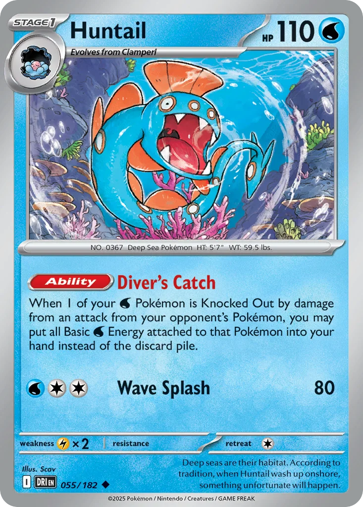 Huntail 055/182 SV10: Destined Rivals (Normal)
