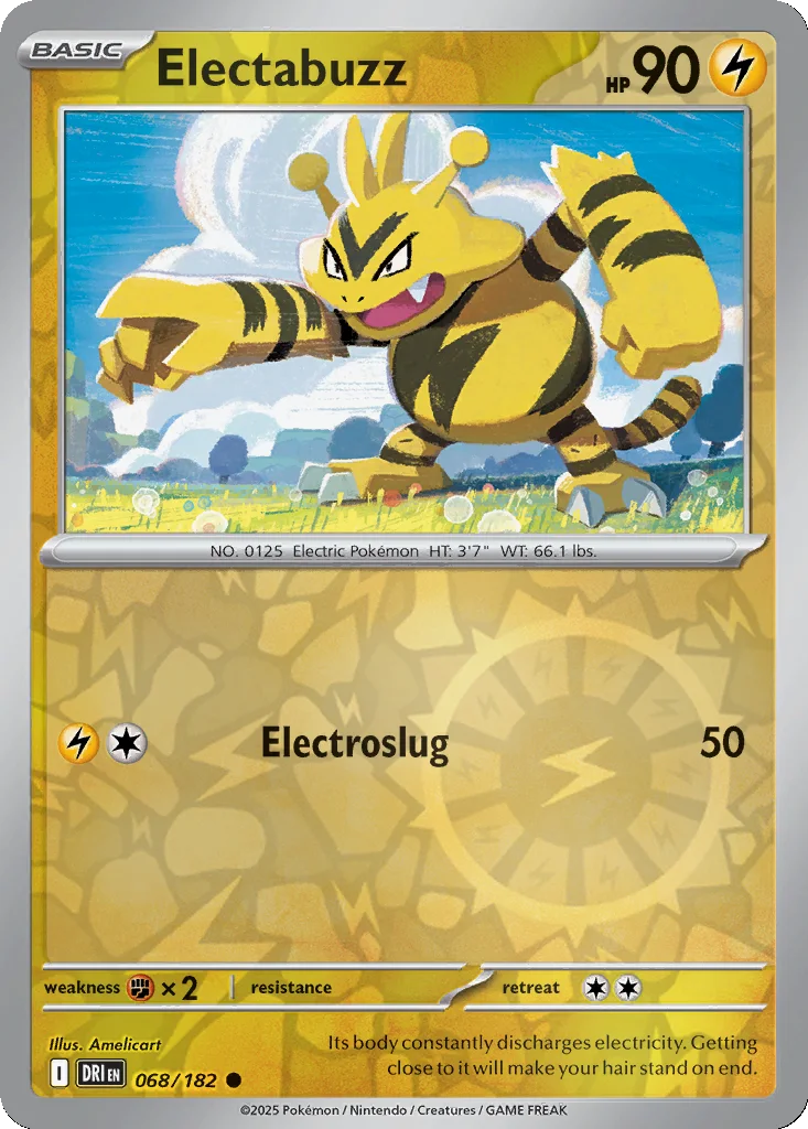 Electabuzz 068/182 SV10: Destined Rivals (Reverse holo)