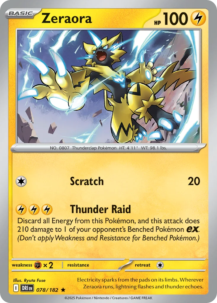 Zeraora 078/182 SV10: Destined Rivals (Holo)