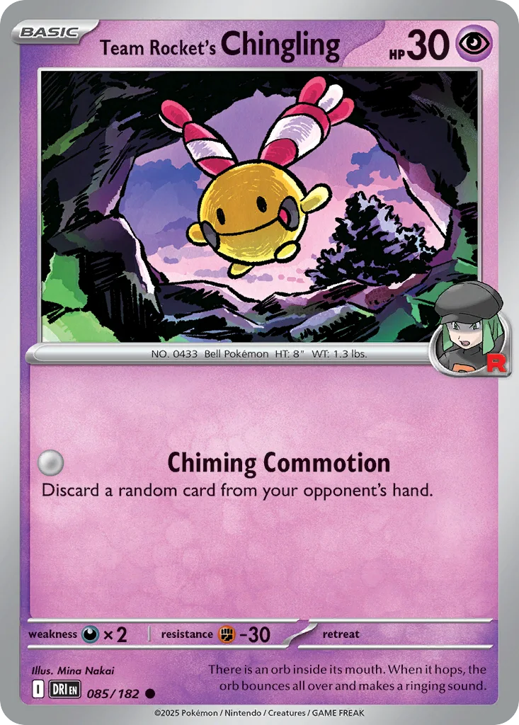 Team Rocket's Chingling 085/182 SV10: Destined Rivals (Normal)
