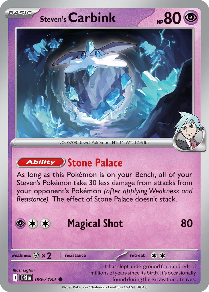 Steven's Carbink 086/182 SV10: Destined Rivals (Normal)