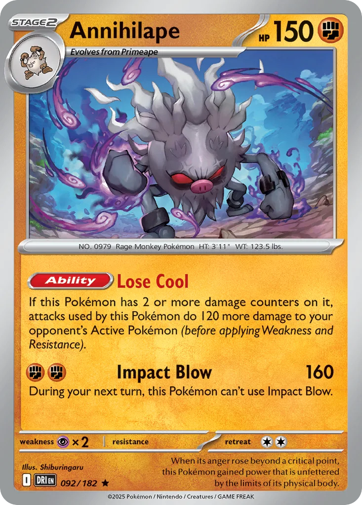 Annihilape 092/182 SV10: Destined Rivals (Holo)