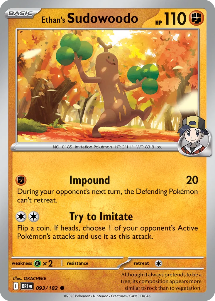 Ethan's Sudowoodo 093/182 SV10: Destined Rivals (Normal)