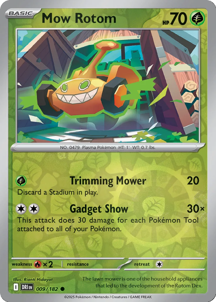 Mow Rotom 009/182 SV10: Destined Rivals (Reverse holo)