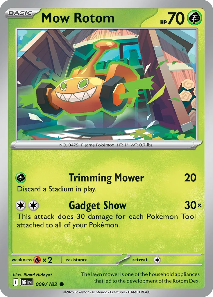 Mow Rotom 009/182 SV10: Destined Rivals (Normal)