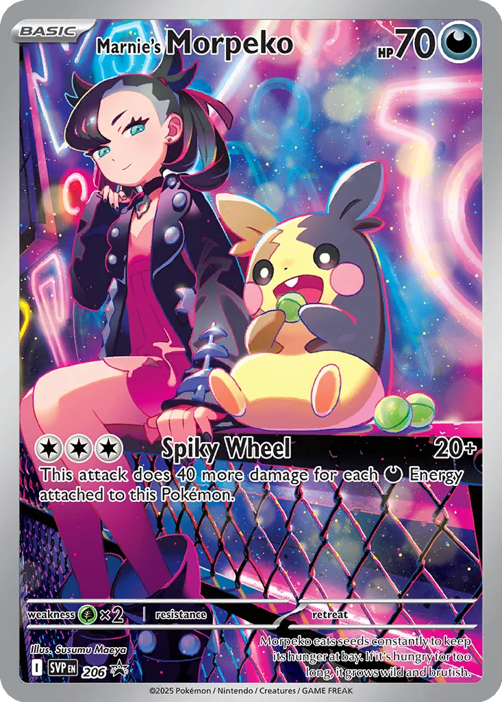 Marnie’s Morpeko 206 Scarlet & Violet Black Star Promos (Marnie Rival Battle Deck)
