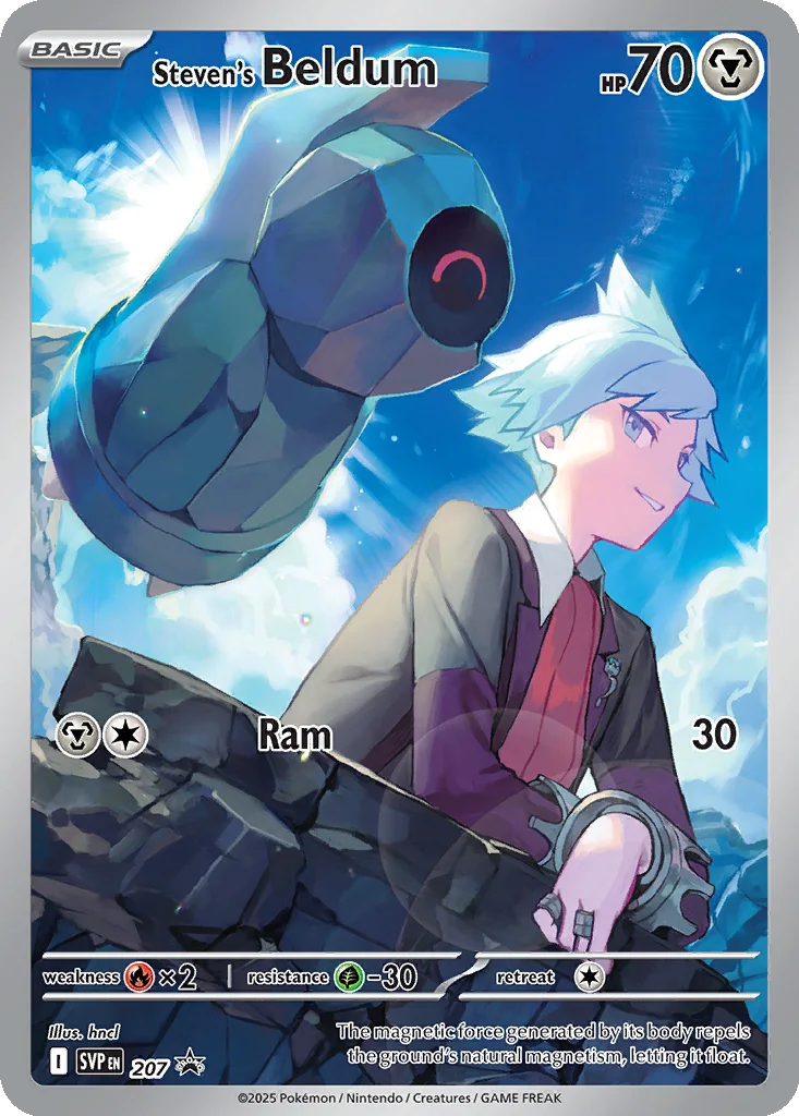 Steven’s Beldum 207 Scarlet & Violet Black Star Promos (Steven Rival Battle Deck)