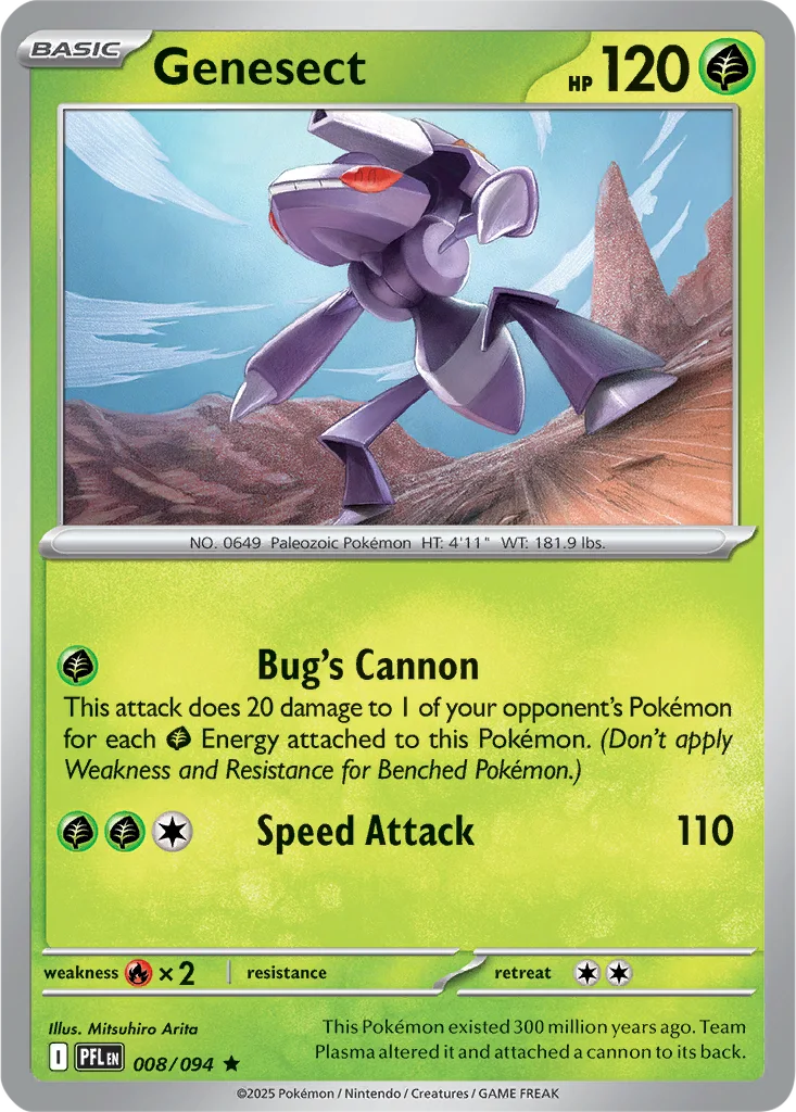 Genesect 008/094 Phantasmal Flames (Asia Promo)