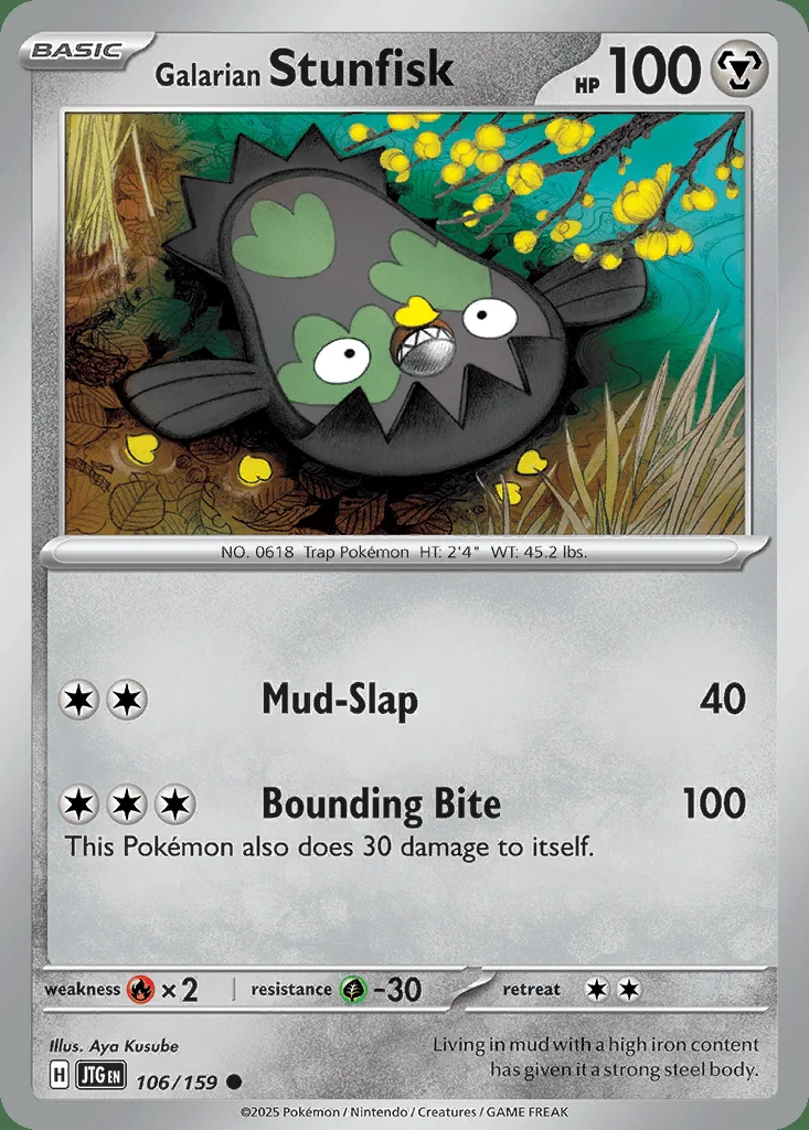 Galarian Stunfisk 106/159 SV09: Journey Together (Normal)