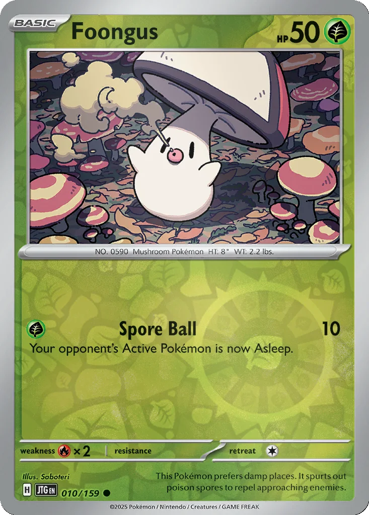 Foongus 010/159 Journey Together (Reverse holo)