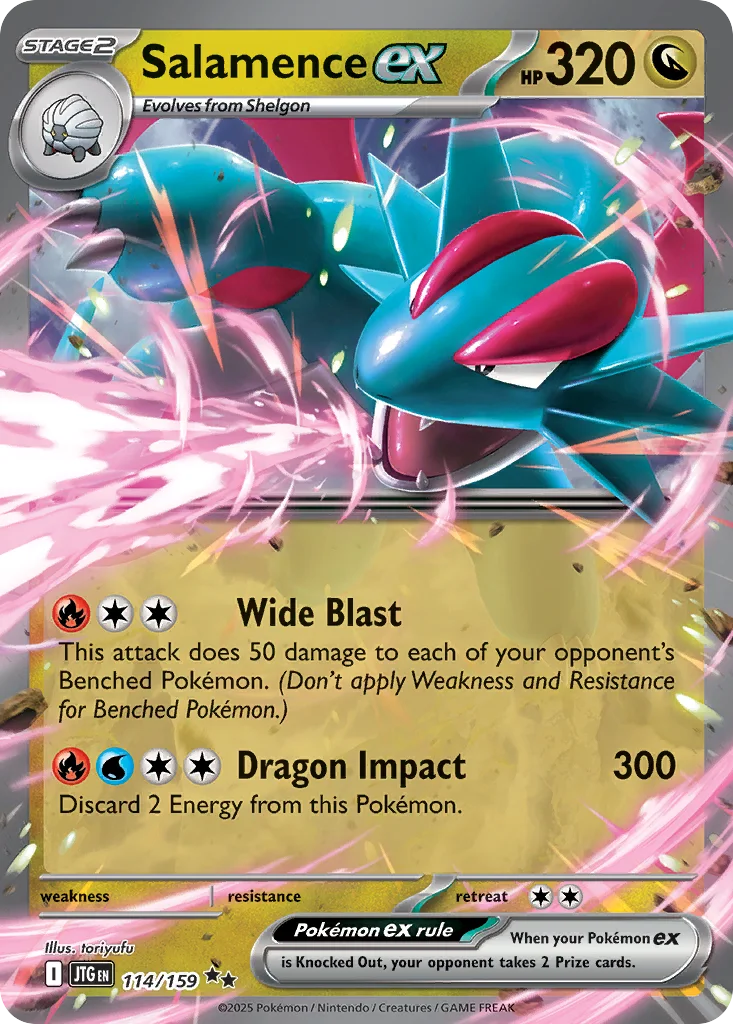 Salamence ex 114/159 SV09: Journey Together (Holo)