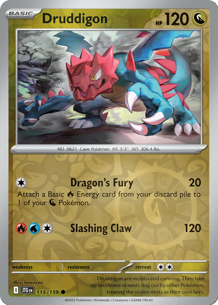 Druddigon 115/159 SV09: Journey Together (Reverse holo)