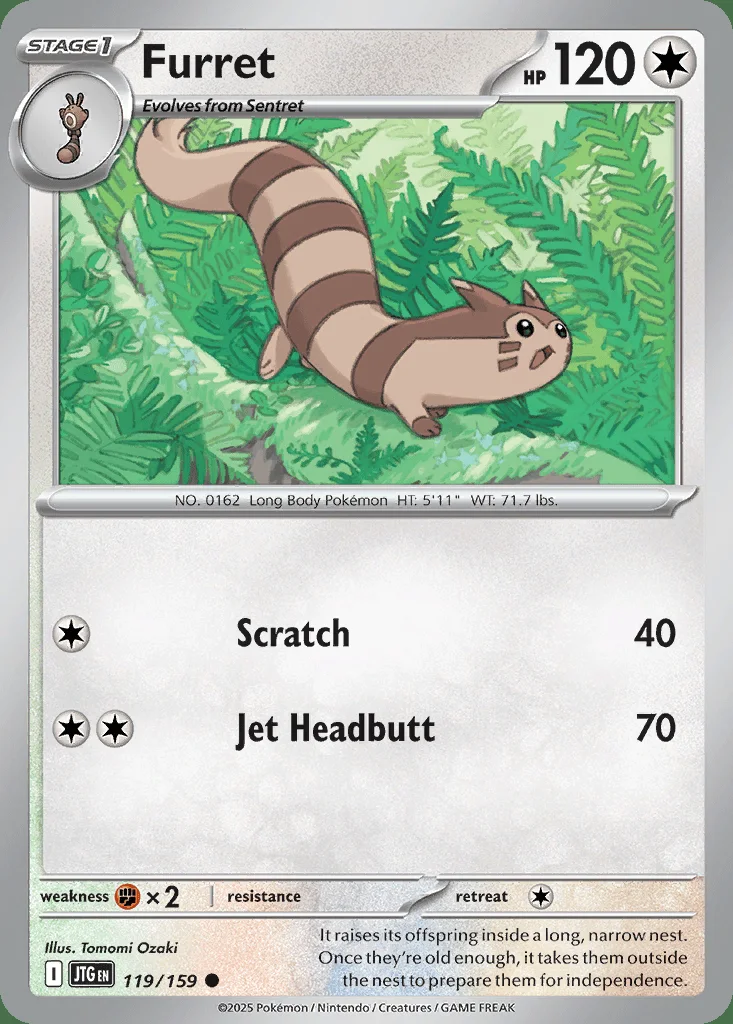 Furret 119/159 SV09: Journey Together (Normal)