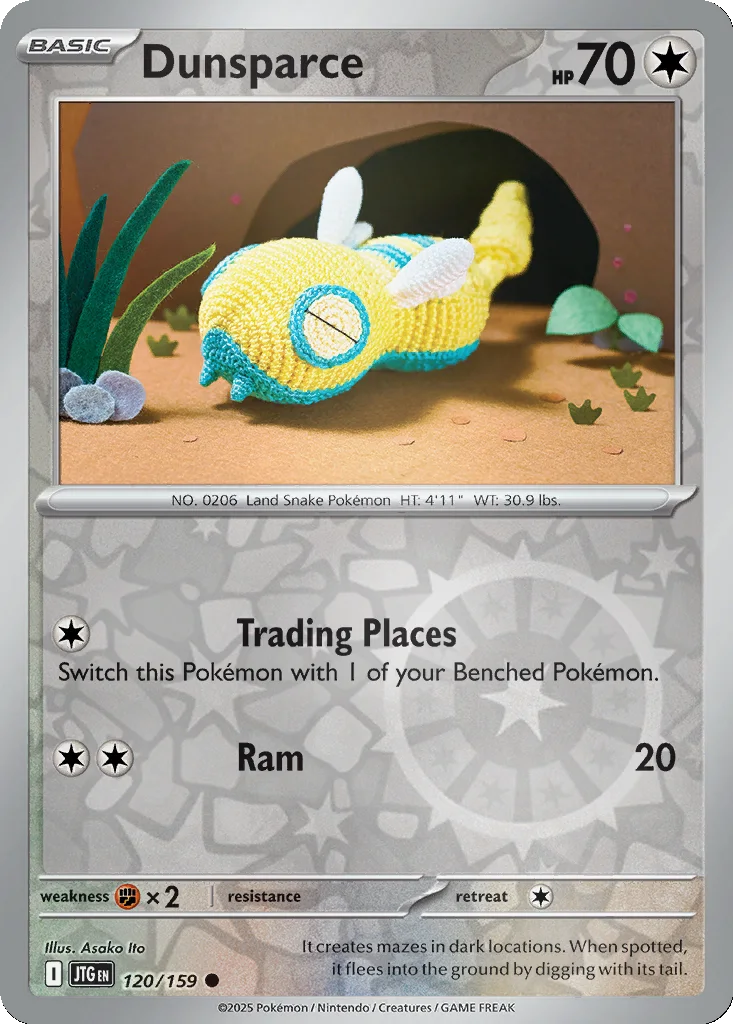 Dunsparce 120/159 Journey Together (Reverse holo)