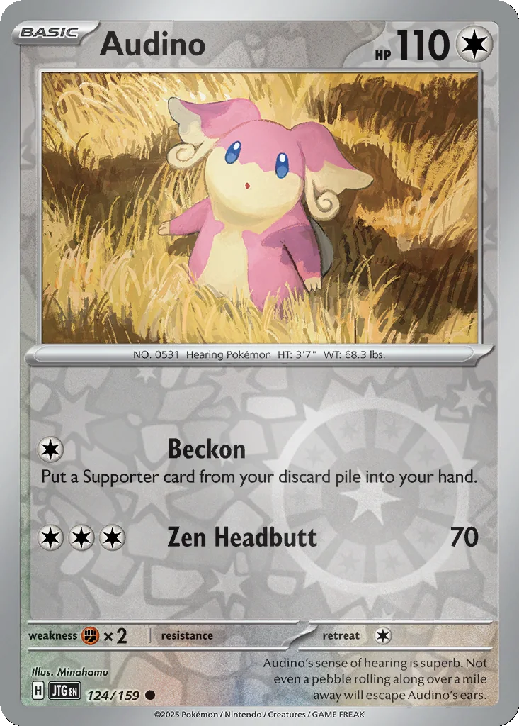 Audino 124/159 SV09: Journey Together (Reverse holo)
