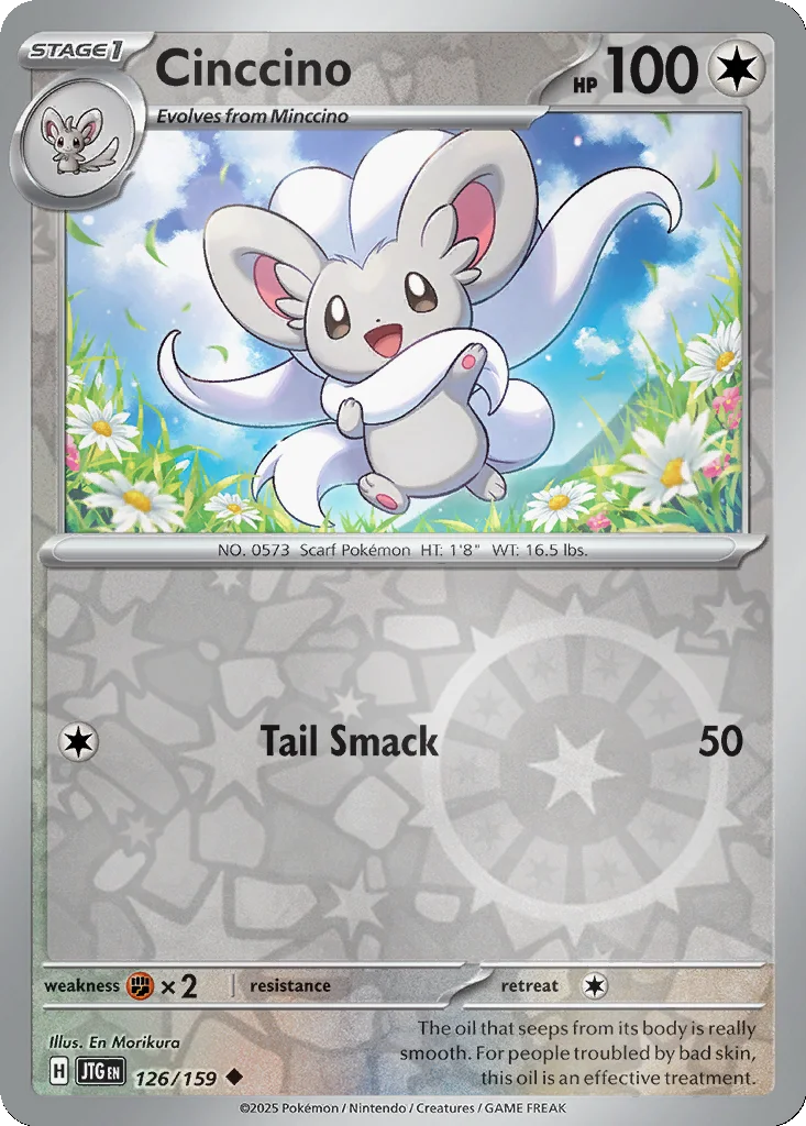 Cinccino 126/159 SV09: Journey Together (Reverse holo)