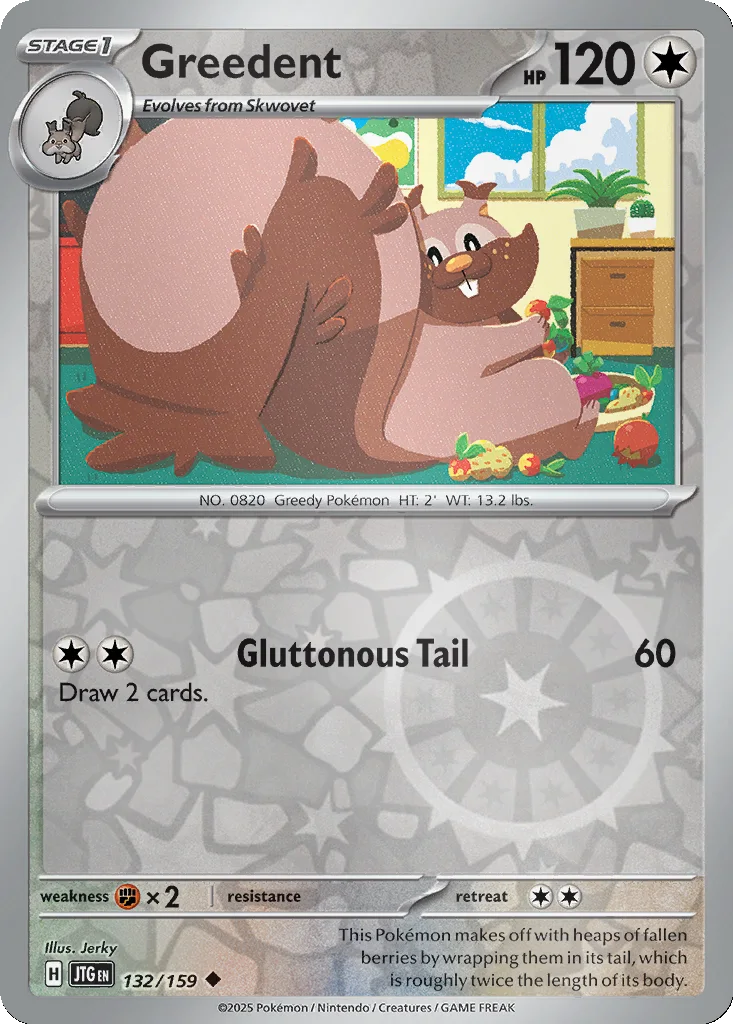 Greedent 132/159 Journey Together (Reverse holo)