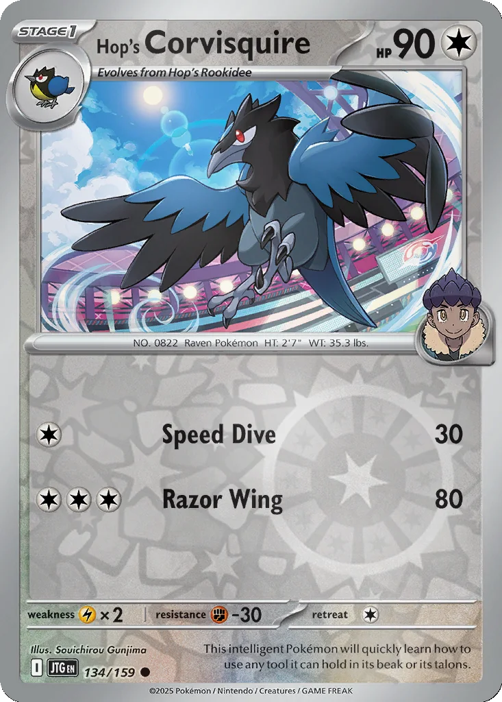 Hop's Corvisquire 134/159 SV09: Journey Together (Reverse holo)