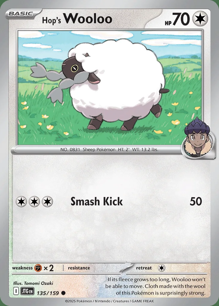 Hop's Wooloo 135/159 SV09: Journey Together (Normal)