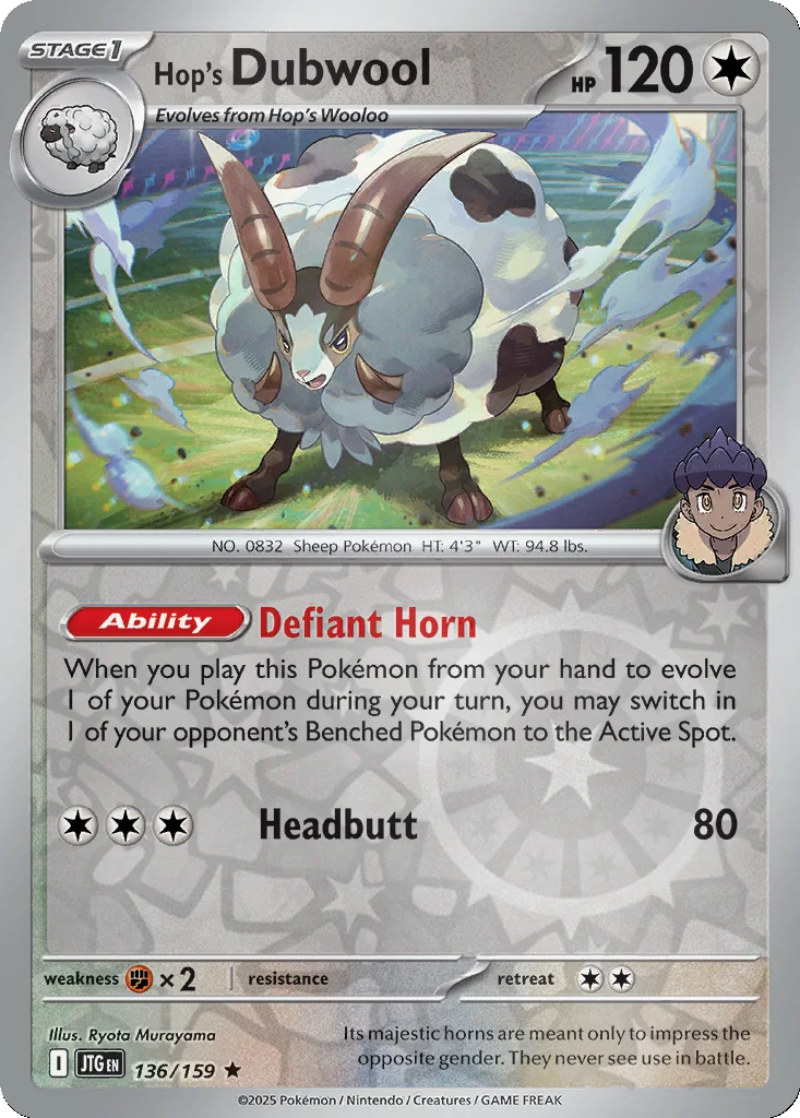 Hop's Dubwool 136/159 SV09: Journey Together (Reverse holo)