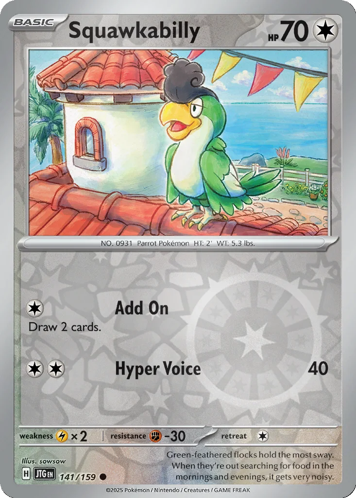 Squawkabilly 141/159 SV09: Journey Together (Reverse holo)