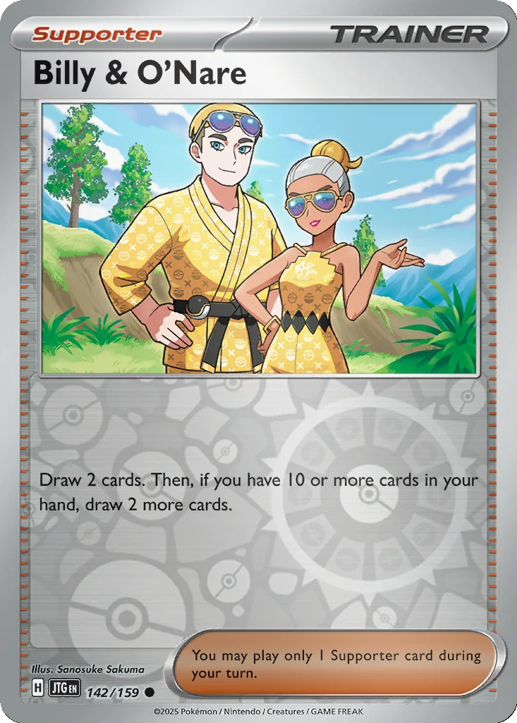 Billy & O'Nare 142/159 SV09: Journey Together (Reverse holo)