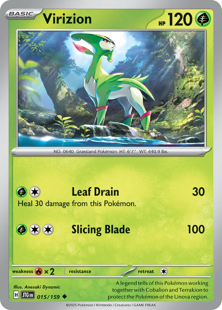 Virizion 015/159 SV09: Journey Together (Normal)