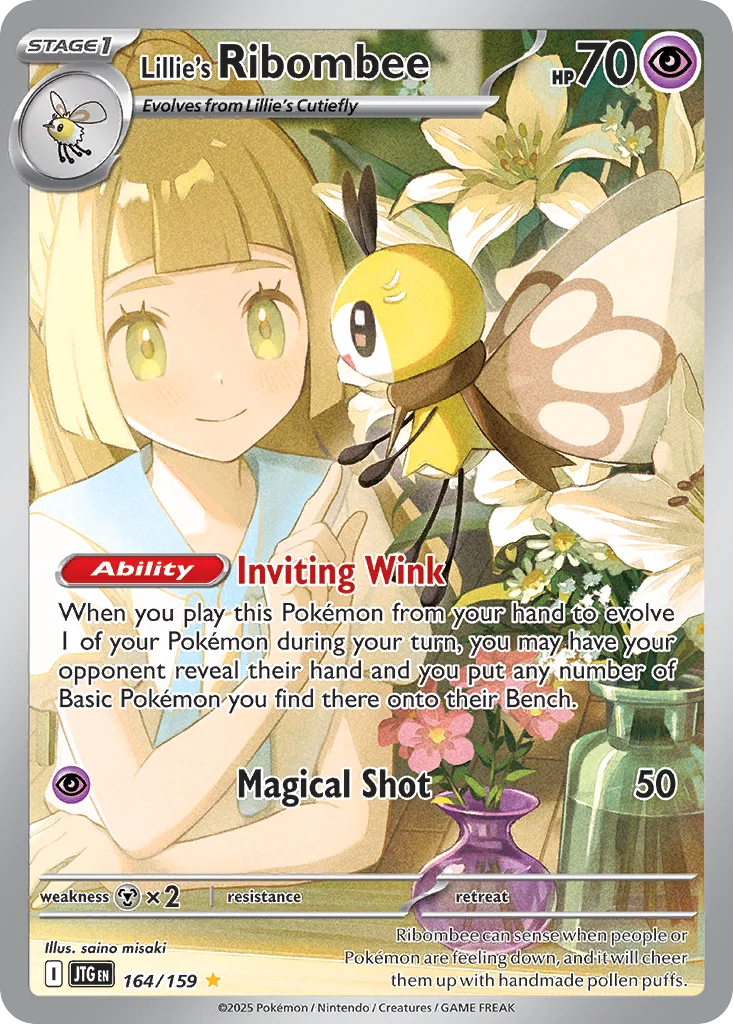 Lillie's Ribombee 164/159 SV09: Journey Together (Holo)