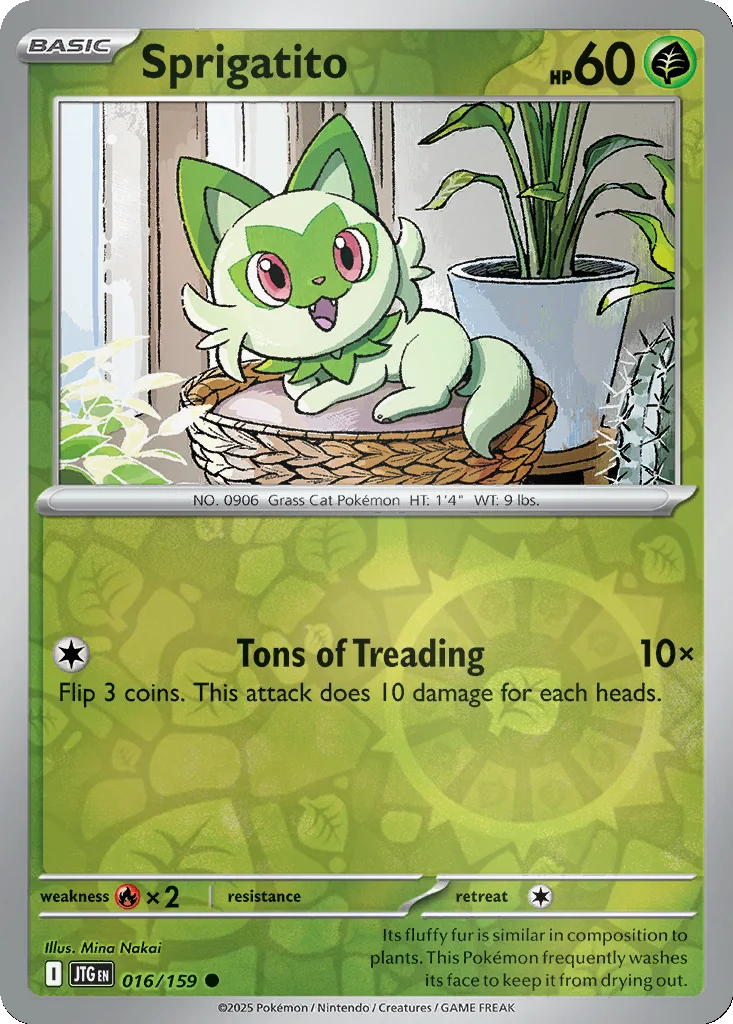 Sprigatito 016/159 Journey Together (Reverse holo)