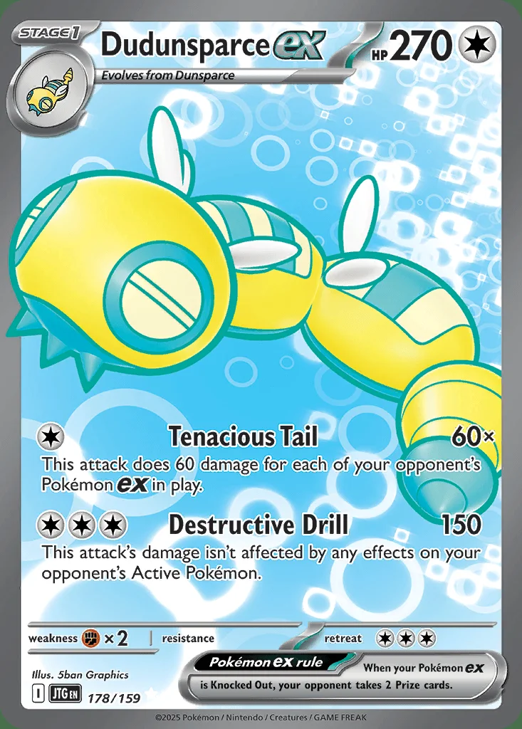 Dudunsparce ex 178/159 SV09: Journey Together (Holo)