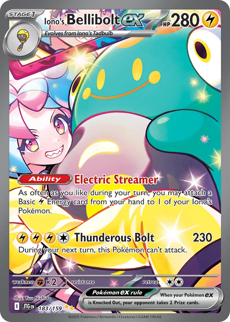 Iono's Bellibolt ex 183/159 Journey Together (Holo)