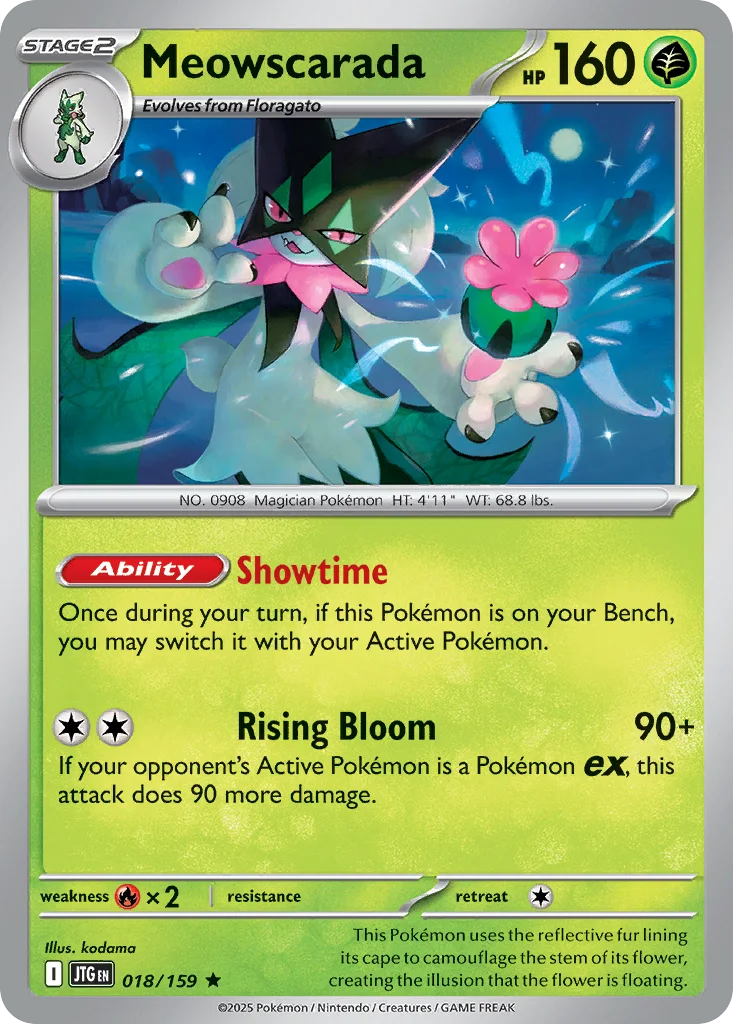 Meowscarada 018/159 SV09: Journey Together (Holo)