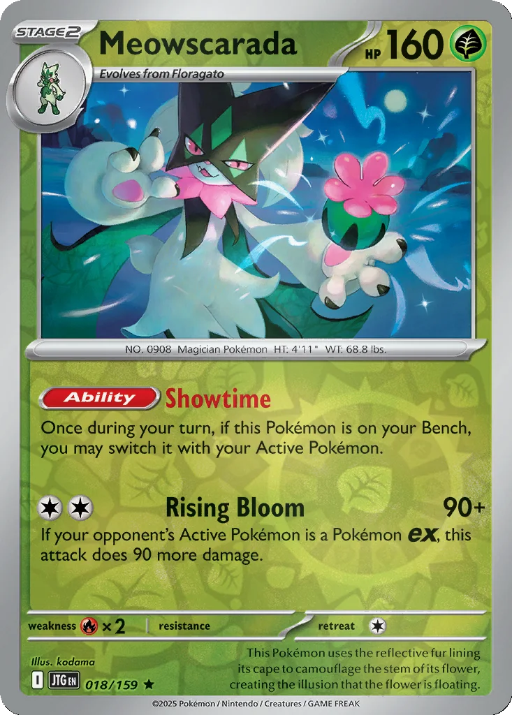 Meowscarada 018/159 Journey Together (Reverse holo)