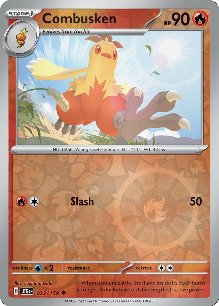 Combusken 023/159 SV09: Journey Together (Reverse holo)