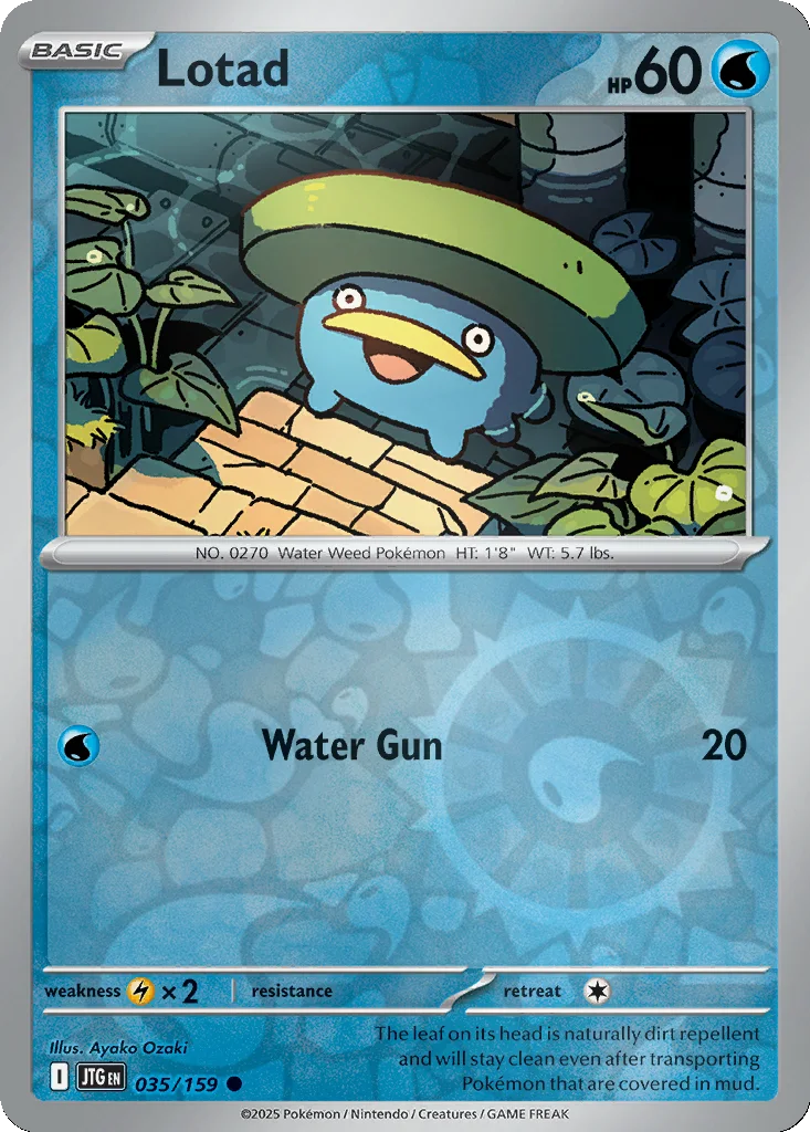 Lotad 035/159 SV09: Journey Together (Reverse holo)